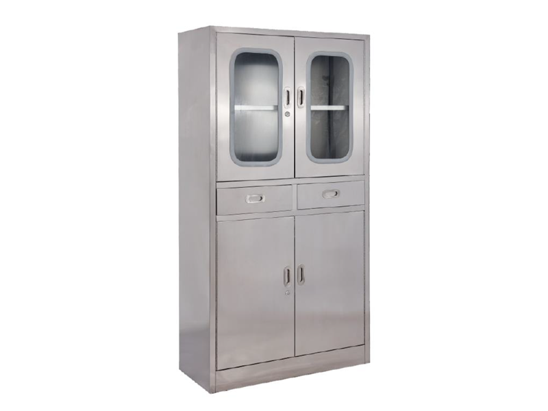不銹鋼四門]雙抽器械柜 E-006-6160/8100